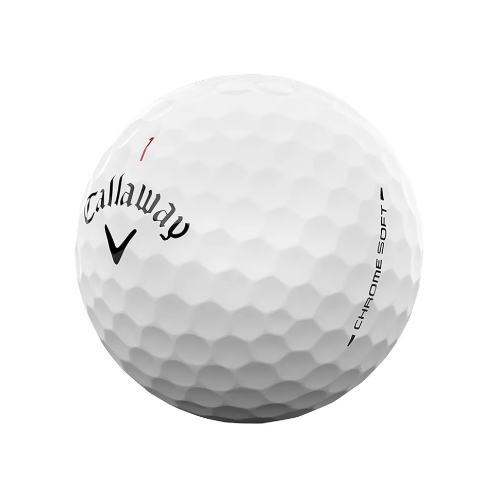 Chrome Soft Logoball Hvit