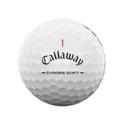 Chrome Soft Triple Track Golfball Hvit