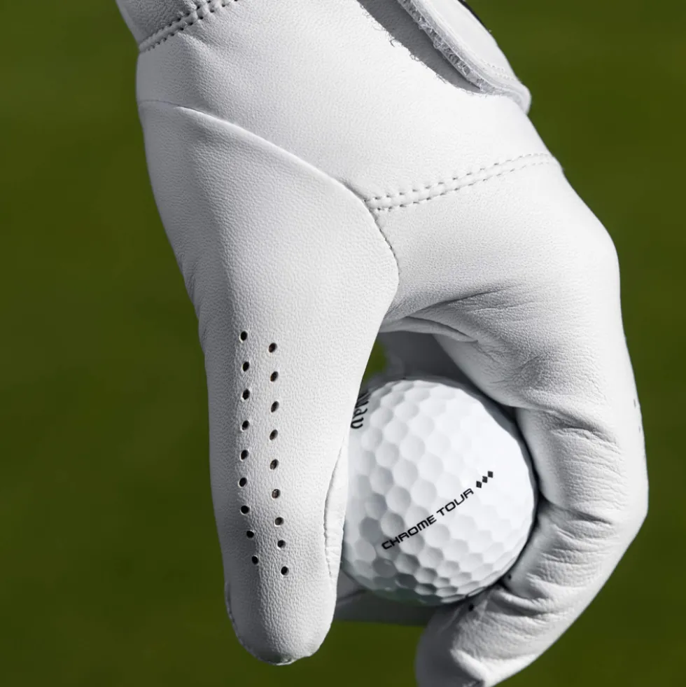 Chrome Tour Triple Diamond Golfball Hvit