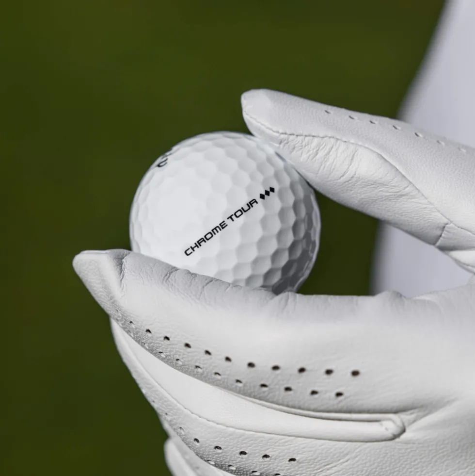 Chrome Tour Triple Diamond Golfball Hvit