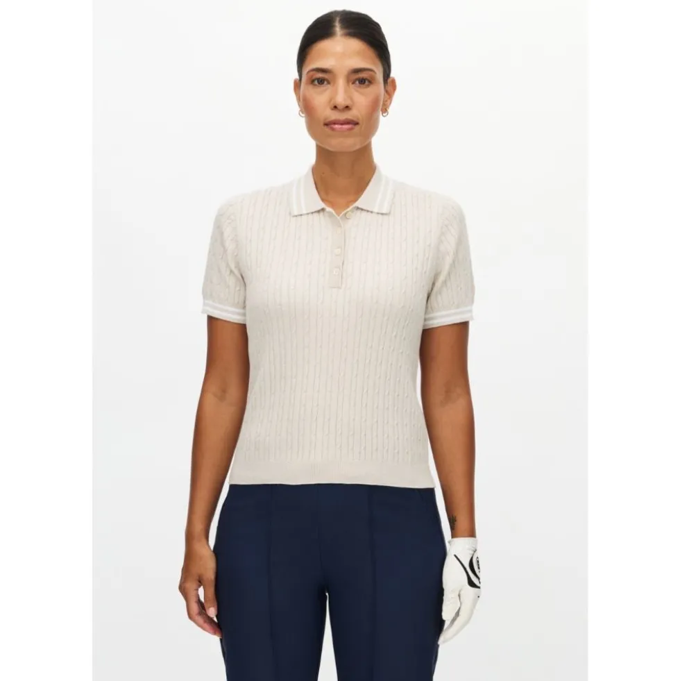 Classic Cable Pique Dame Oatmeal