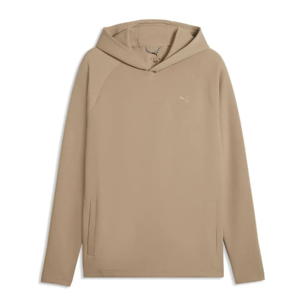 Cloudspun Fleece Hettegenser Herre Brun