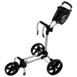 Compact+ Slim Golftralle Sølv