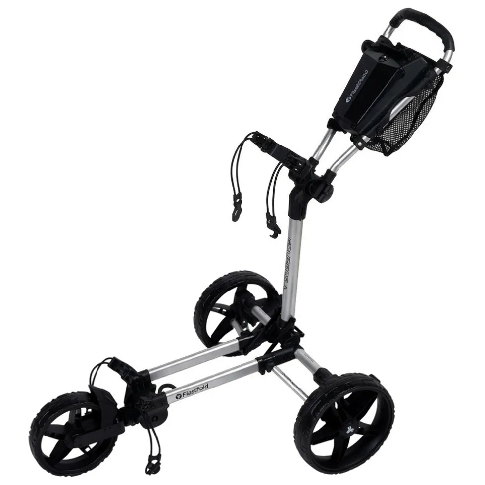 Compact+ Slim Golftralle Sølv
