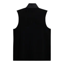 Dane Hybrid Strikket Zip Vest Herre Svart