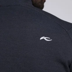 Essentials Half Zip Midlayer Herre Navy/Grå
