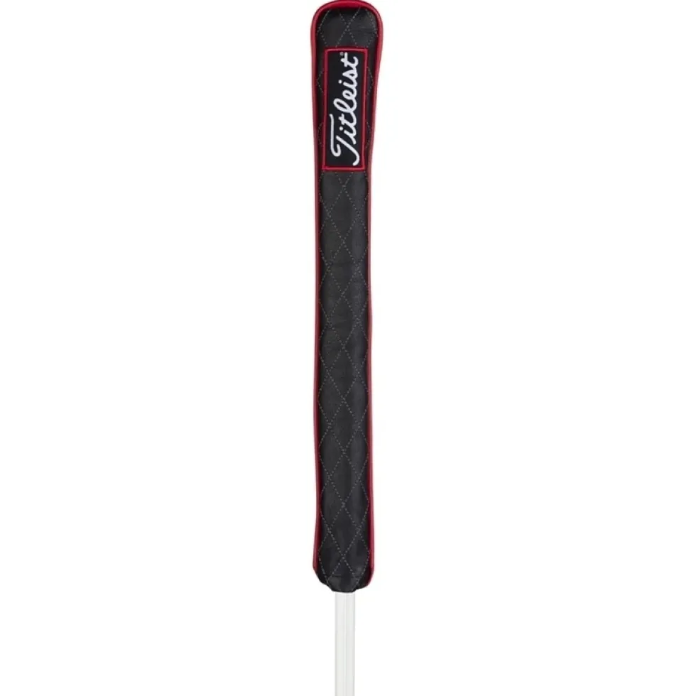 Headcover Leather Alignment Sticks Jet Black
