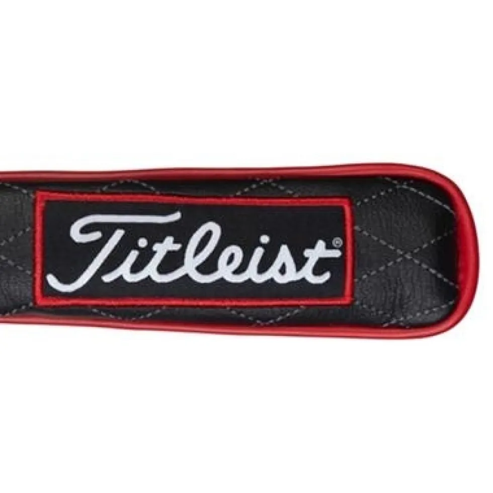Headcover Leather Alignment Sticks Jet Black