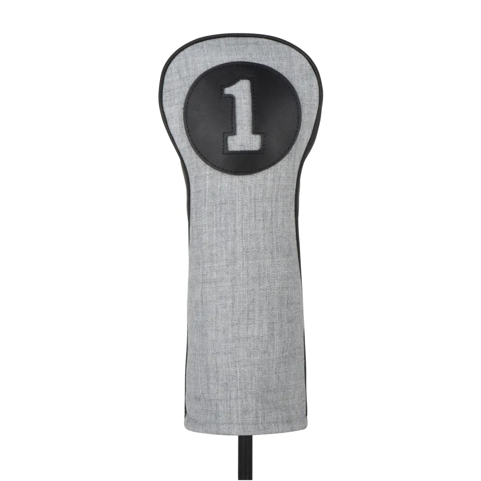Headcover Leather Driver Heather