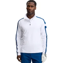 Keaton Quarter Zip Midlayer Herre Hvit