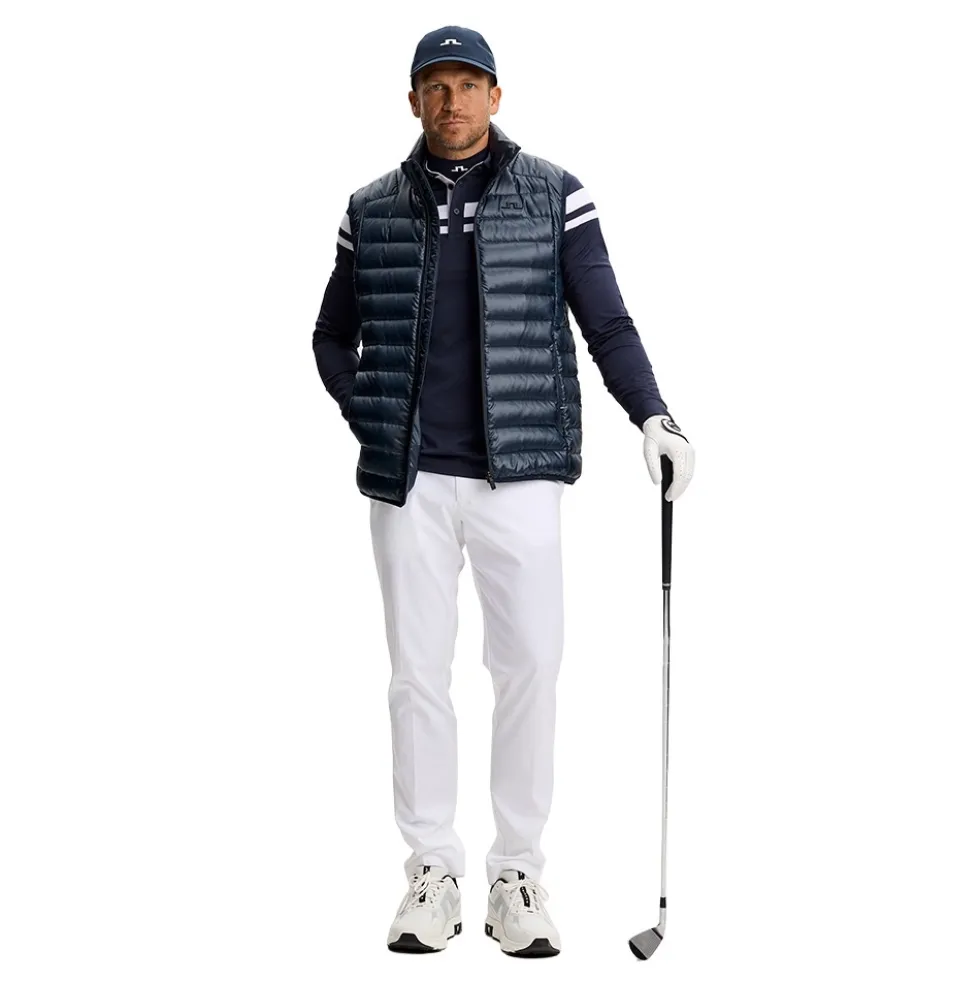 Kenny LS Stripe Pique Herre Navy