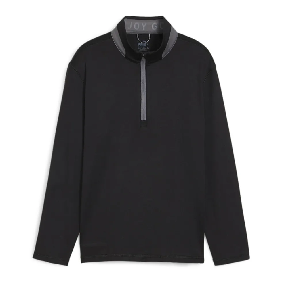 Lightweight Quarter Zip Genser Junior Svart