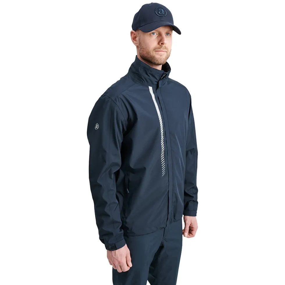 Links Stretch Regnjakke Herre Navy