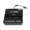 Lithium 12v 20Ah Reservebatteri m/ Lader
