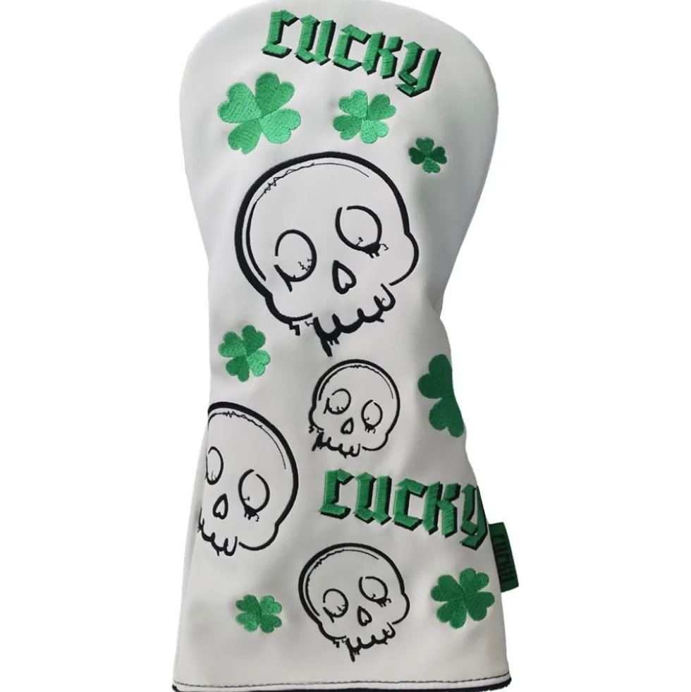 Lucky Driver Headcover Hvit