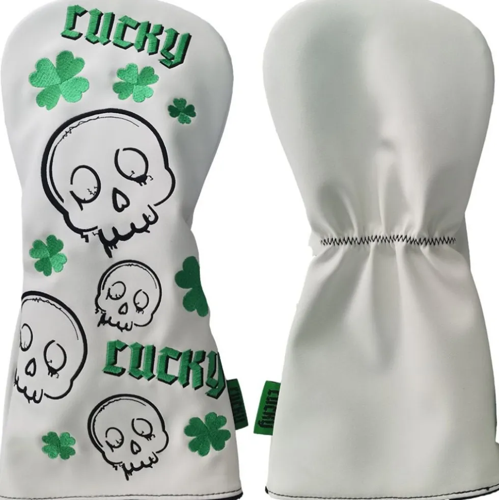 Lucky Driver Headcover Hvit