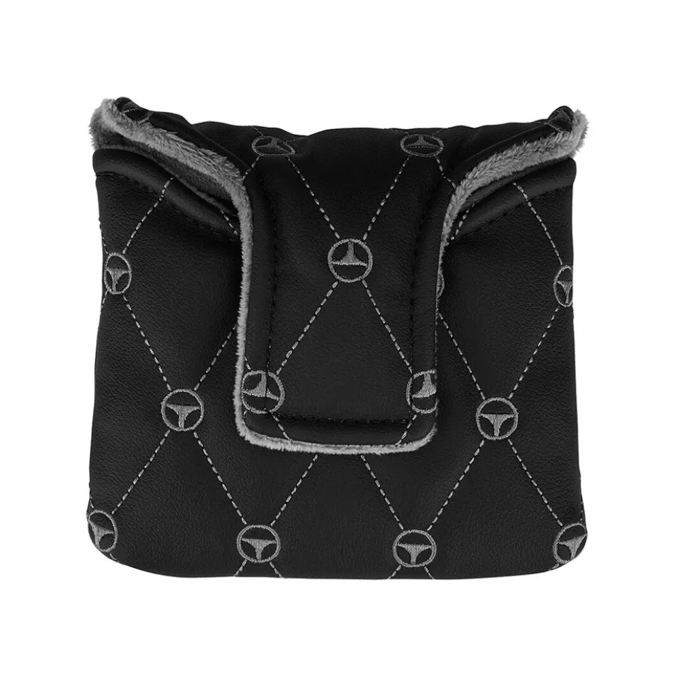 Mønstret Mallet Putter Headcover Svart