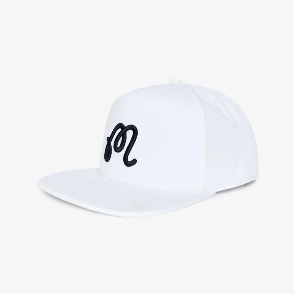 M Snapback Caps Hvit