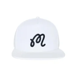 M Snapback Caps Hvit