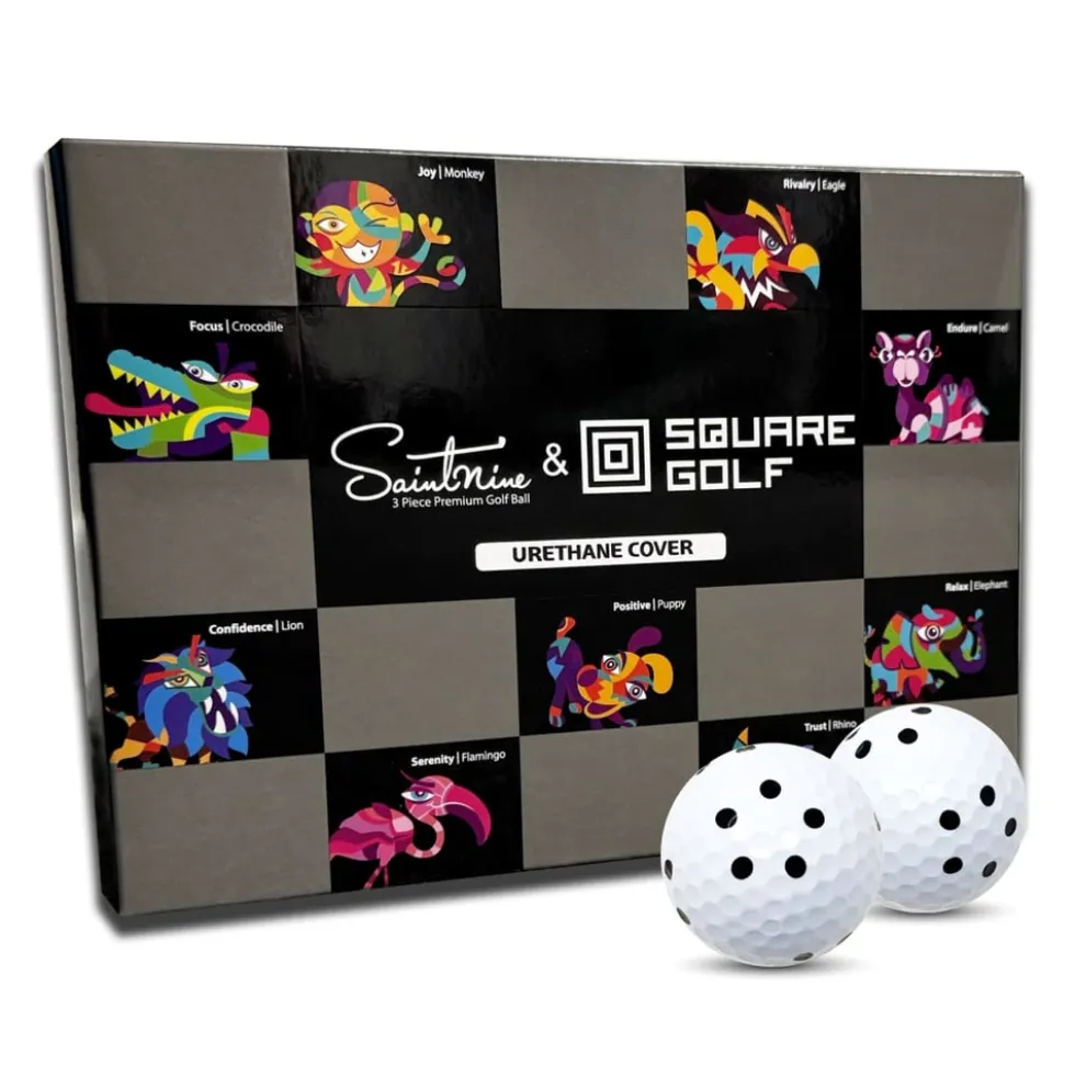 Premium 3-Lags Data Golfballer Hvit