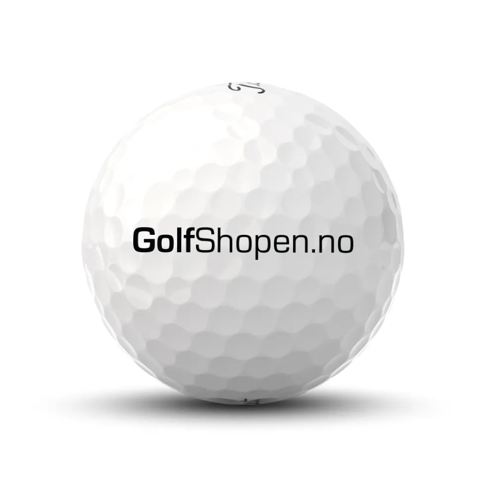Pro V1x Golfball Golfshopen.no Logo Hvit
