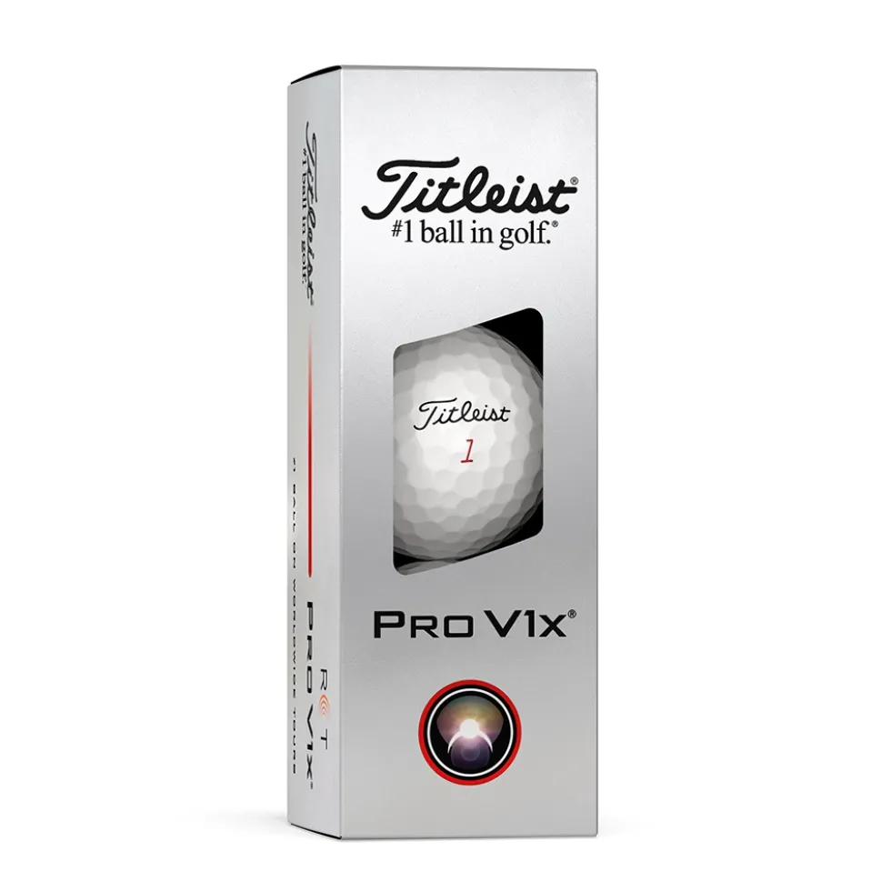 Pro V1x RCT Golfball Hvit 3 Pack