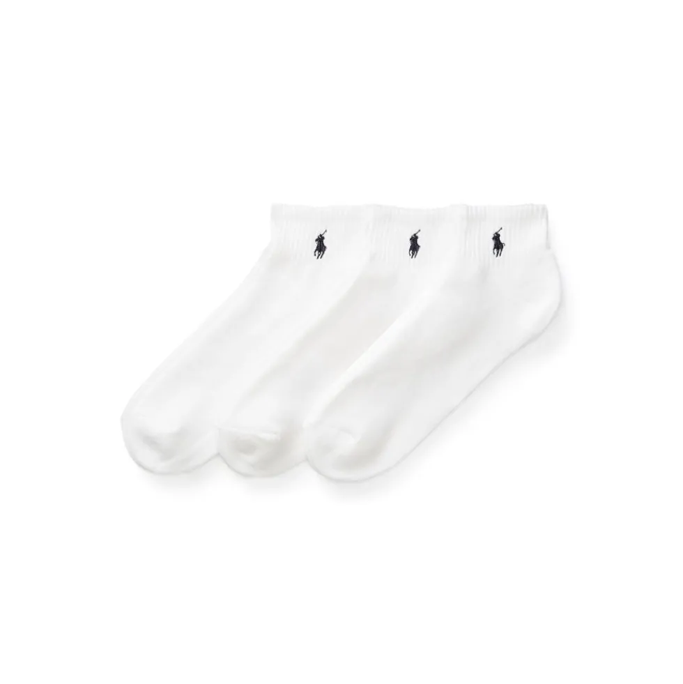 Quarter Sokker 3pk Hvit