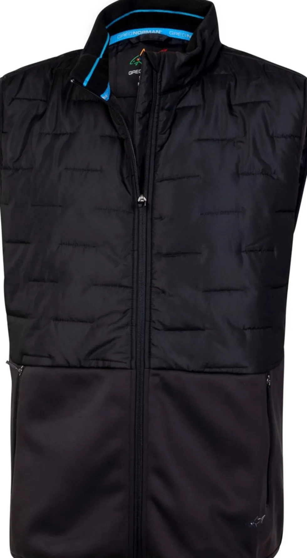 Quilted Gilet Vest Herre Svart