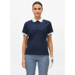 Rib Pique Dame Navy