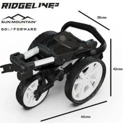 Ridgeline 3 Golftralle Hvit