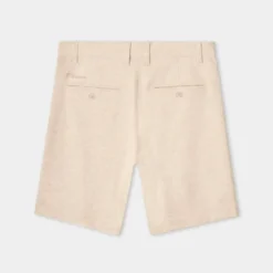 Ridgeweave Pleated Shorts Herre Sand