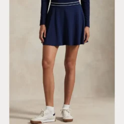 RLX Cable-Motif A-Line Skort Dame Navy