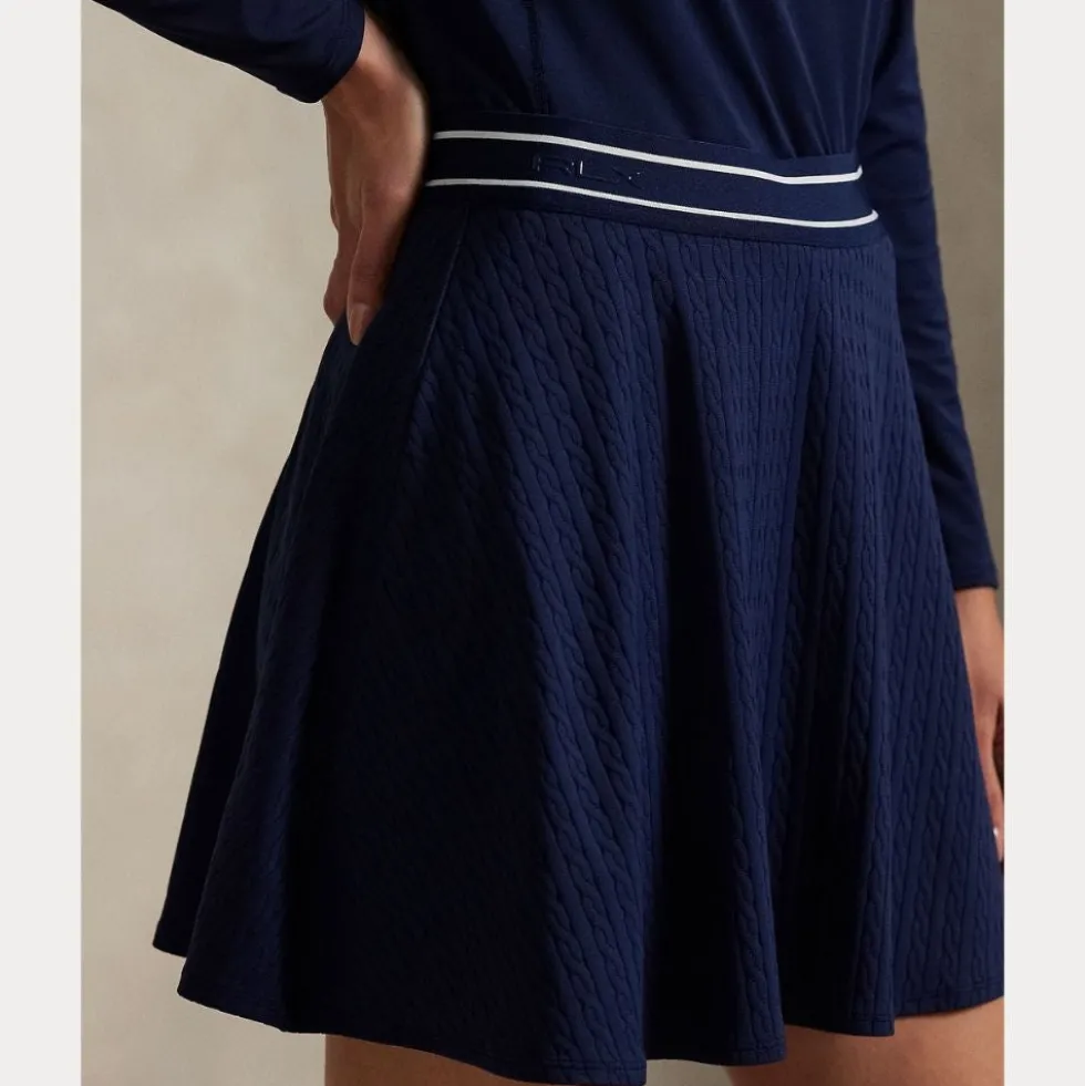 RLX Cable-Motif A-Line Skort Dame Navy