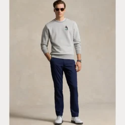 RLX Golf Genser Bear Crew Neck Herre Grå