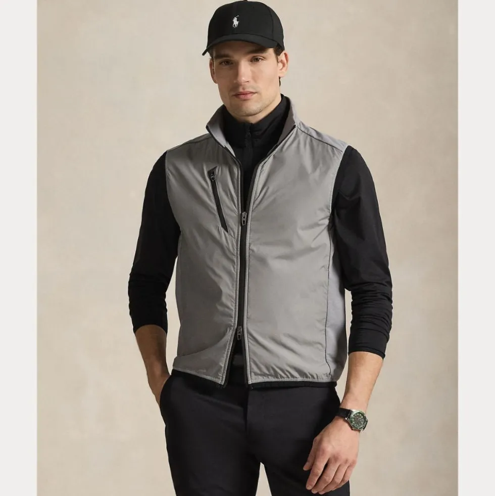 RLX Hybrid Full Zip Vest Herre Grå