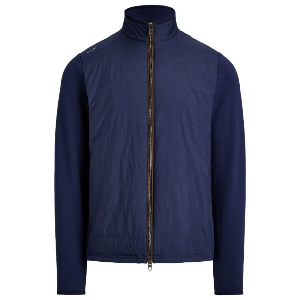 RLX Quilted Hybrid Mockneck Jakke Herre Navy