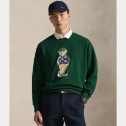 RLX Relaxed Fit Polo Bear Genser Herre Grønn