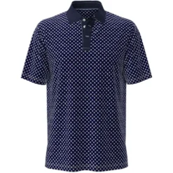 RLX Tailored Fit Performance Pique Herre Navy