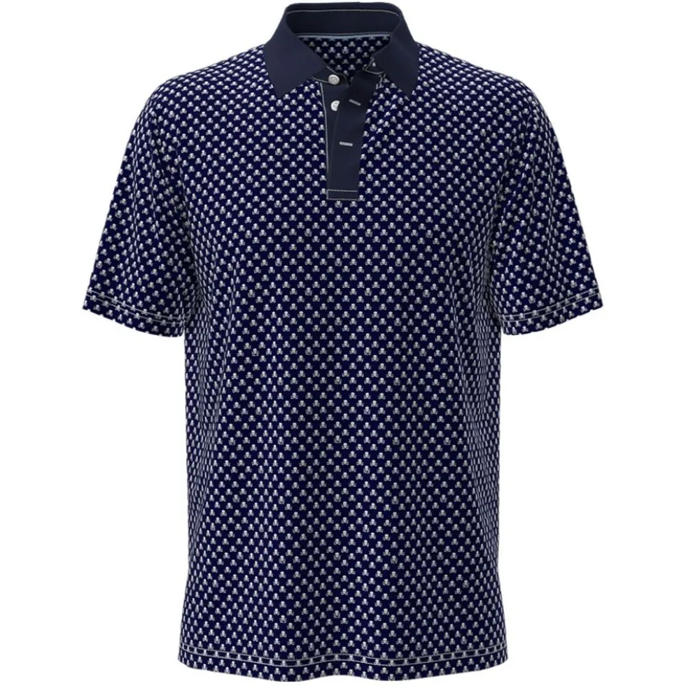 RLX Tailored Fit Performance Pique Herre Navy