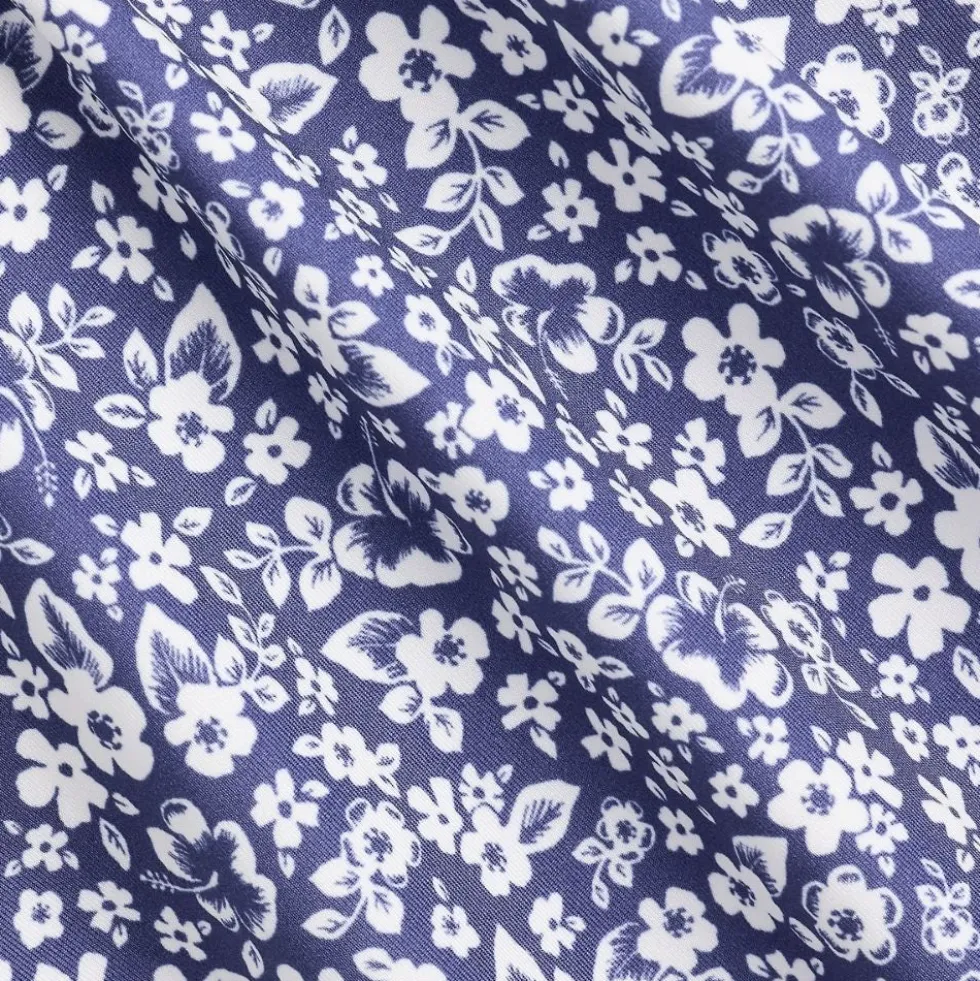 RLX Tailored Fit Performance Pique Herre Navy/Hibiscus