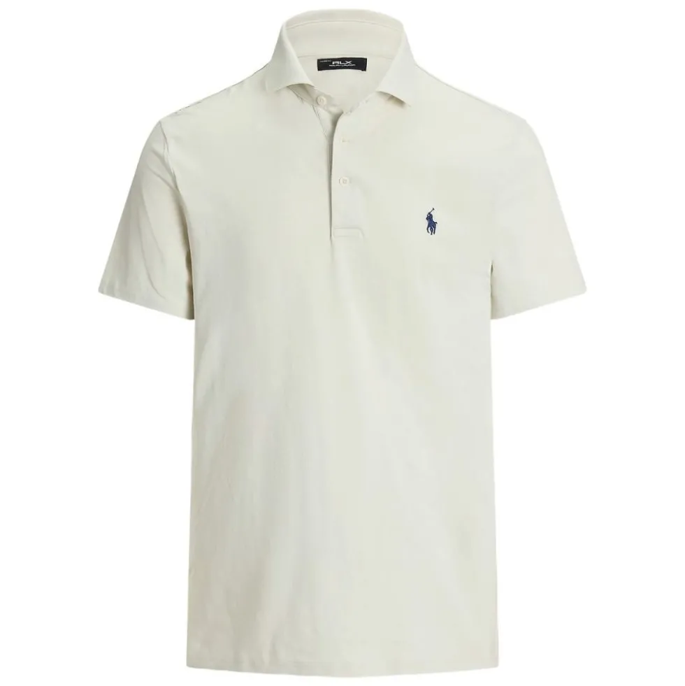 RLX Tailored Fit Performance Pique Herre Hvit