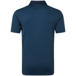 Star Geo Jacquard Pique Herre Navy