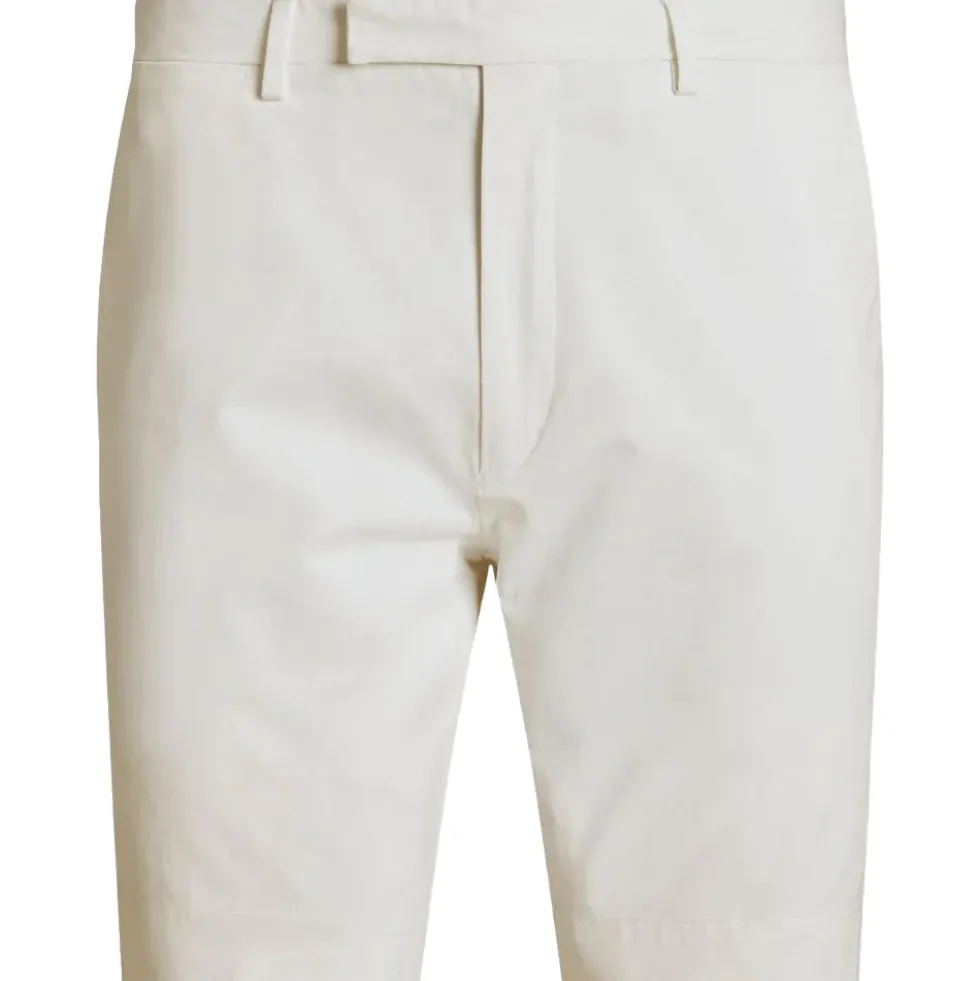 Stretch Slim Fit Chino Shorts Herre Beige