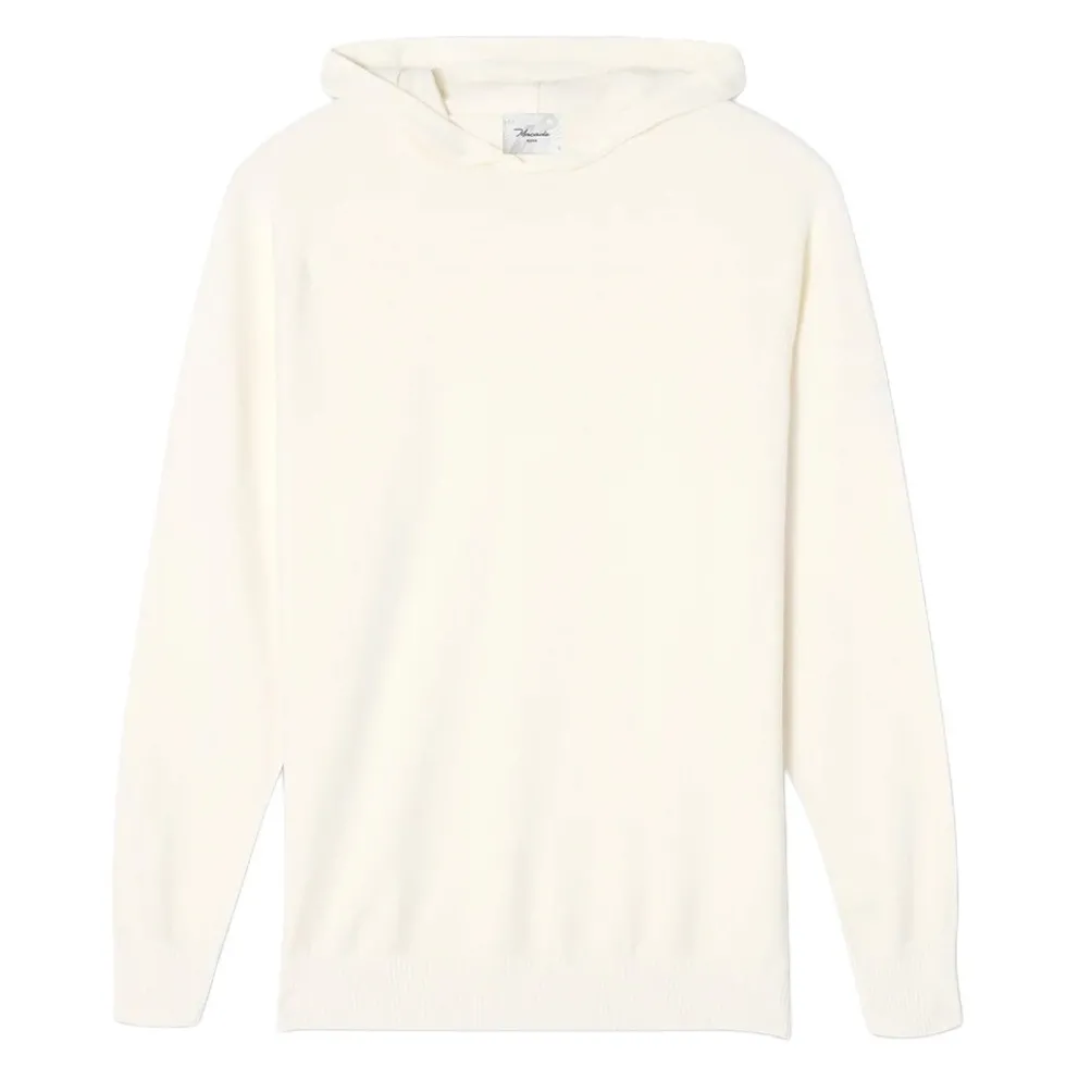 Tech Knit Hettegenser Herre Krem