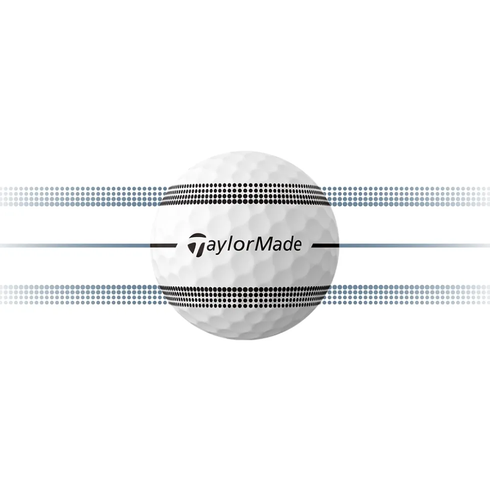TP5 2024 Stripe Golfball Hvit