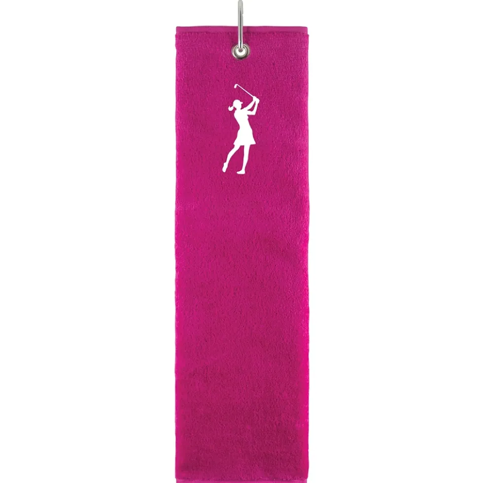 Trifold Håndkle Rosa