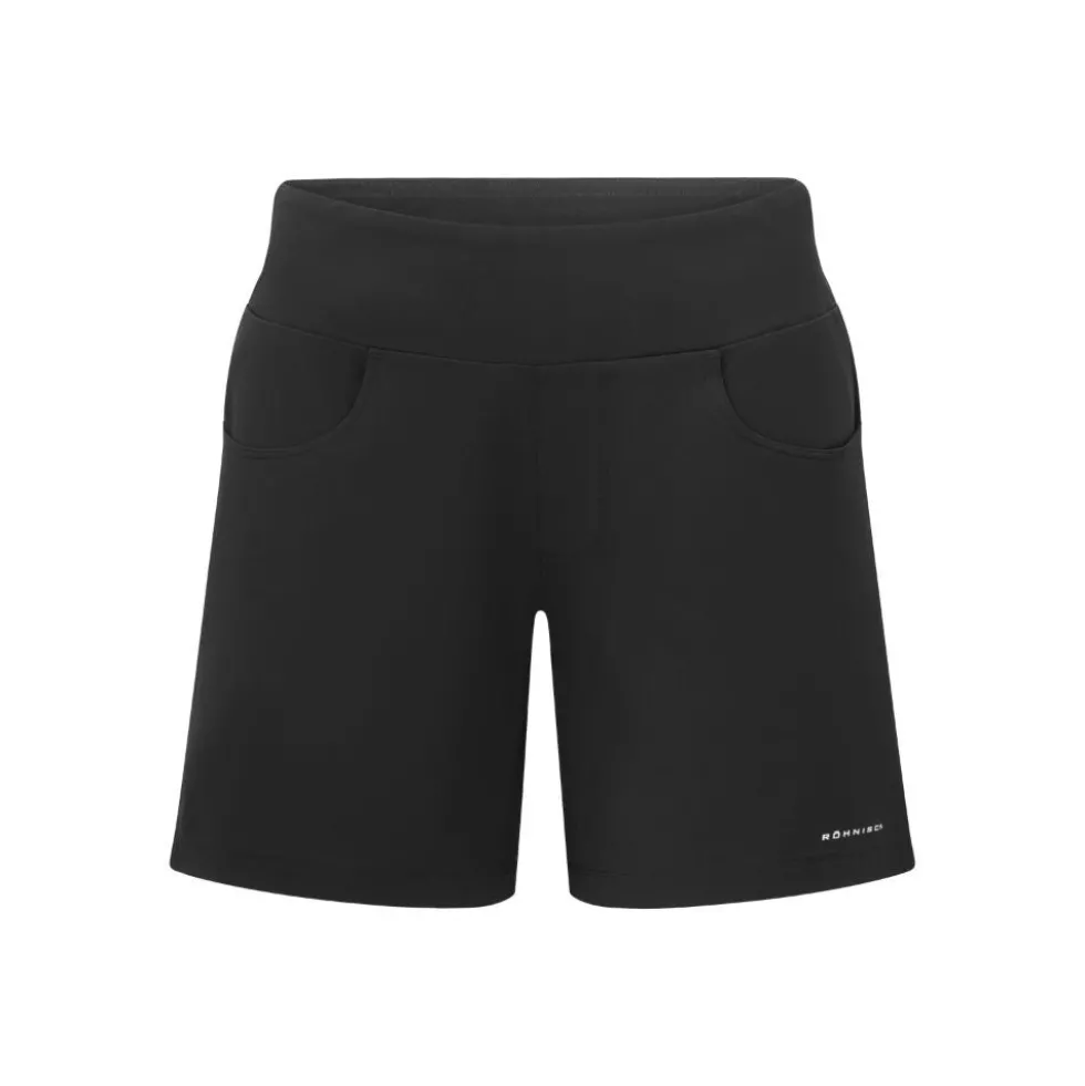 Twill Stretch Pull on Shorts Dame Svart