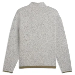 X GGNC Quarter Zip Genser Herre Hvit
