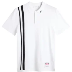 30Y Wallis Knit Pique Herre Hvit